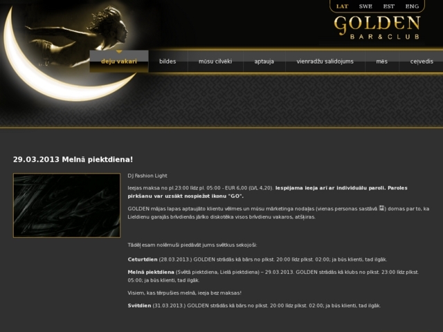 Golden bārs, Baltic Sun, SIA